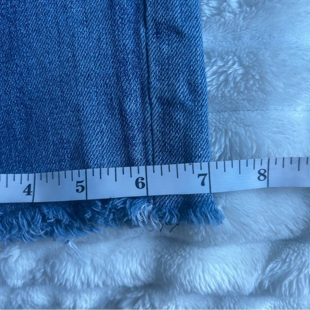 NWOT Womens Denim Forum The Arlo Hi-Rise Straight 24 Blue Jeans Button Fly - Picture 6 of 16